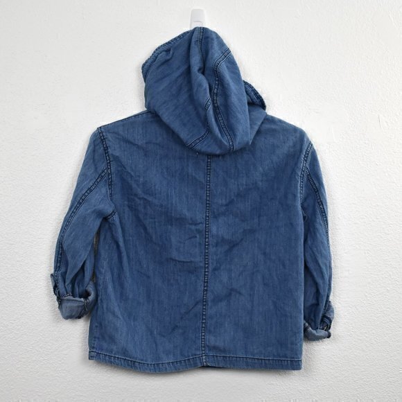 BDG Zip Front Jean Jacket with Roll sleeves‎ Size X-Small Gently Used Condition - Picture 3 of 5